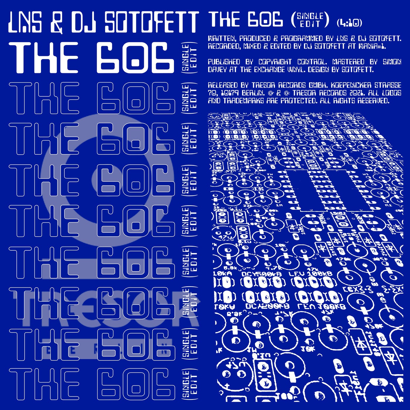 image cover: LNS, DJ Sotofett - The 606 (Single Edit) / TRESOR323S1