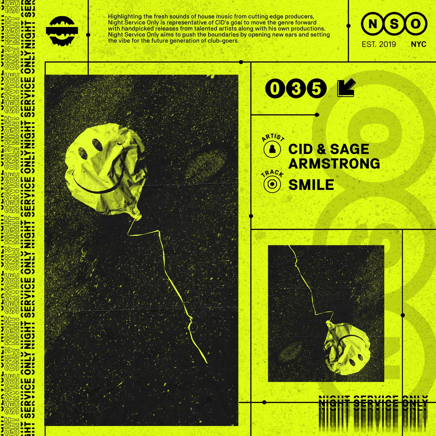 image cover: CID, Sage Armstrong - SMILE (Extended Mix) / 190296699047