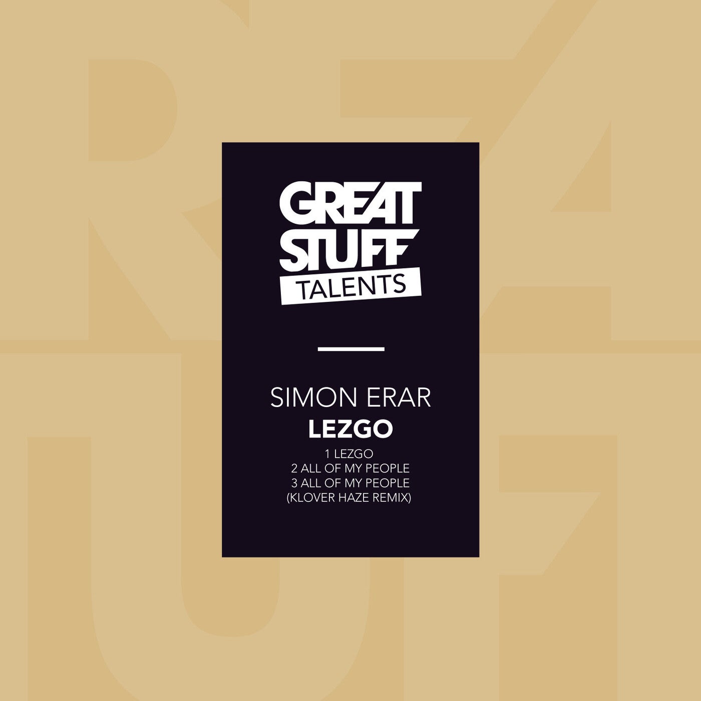 image cover: Simon Erar - Lezgo / GST045