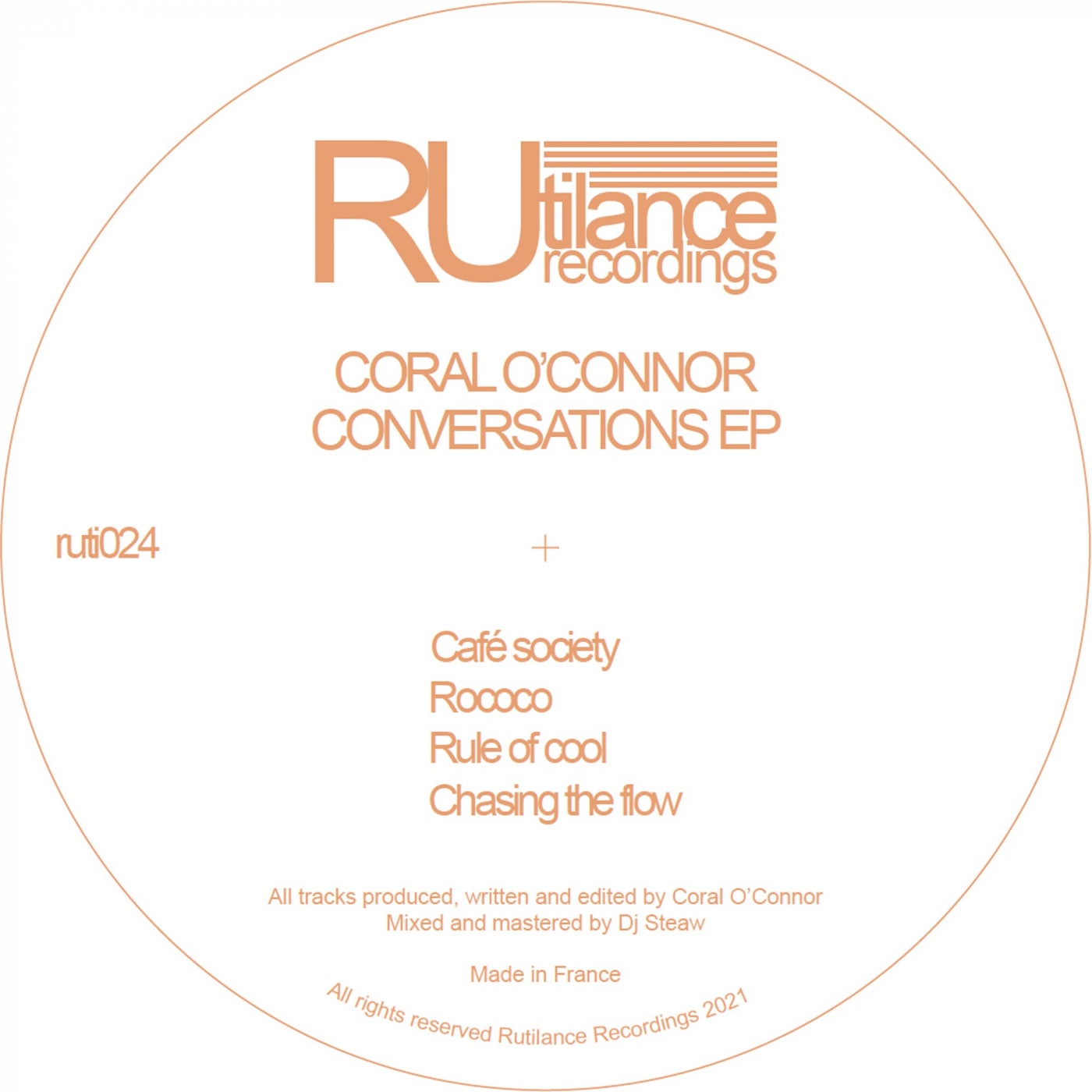 image cover: Coral O'Connor - Conversations EP / RUTI024