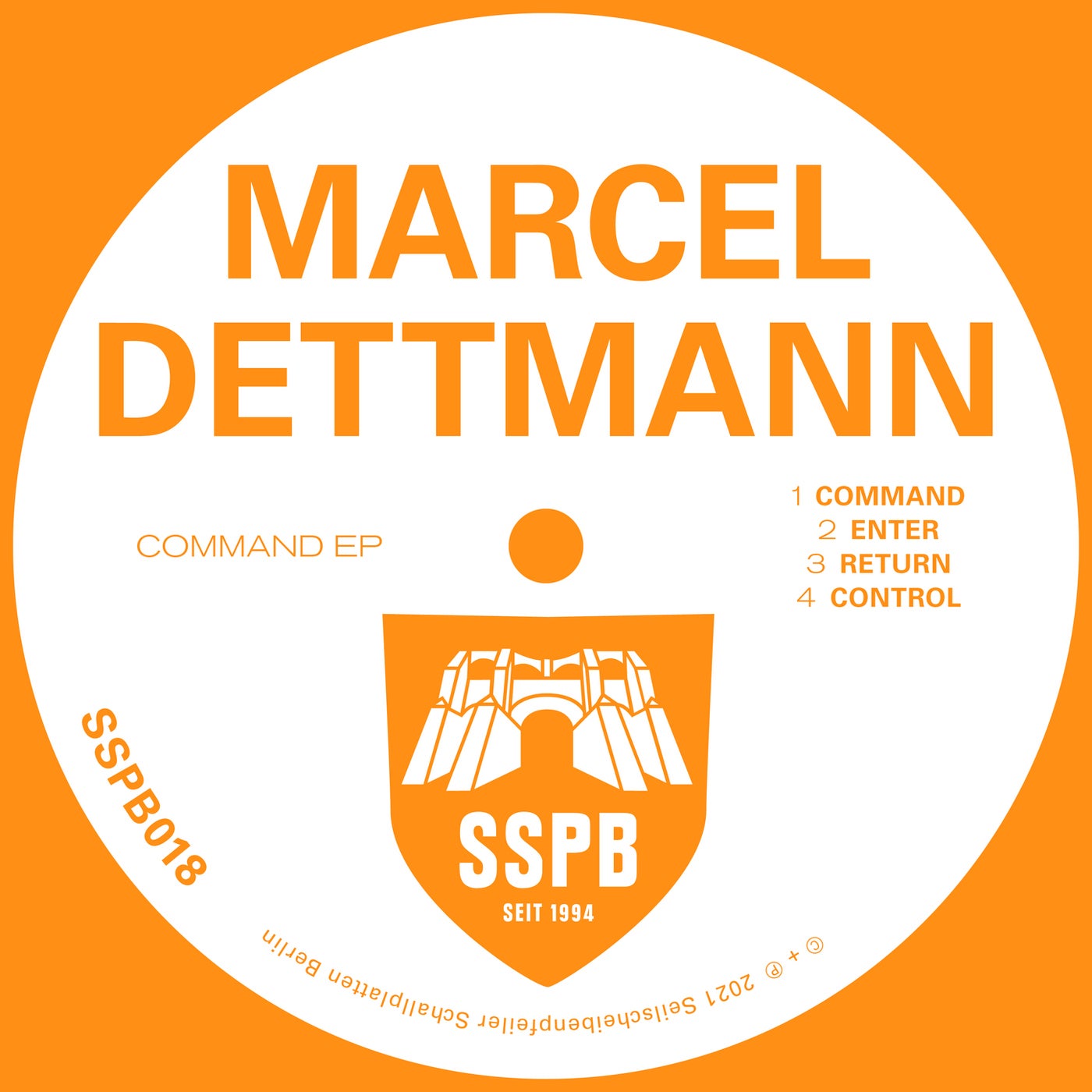 image cover: Marcel Dettmann - Command EP / SSPB018