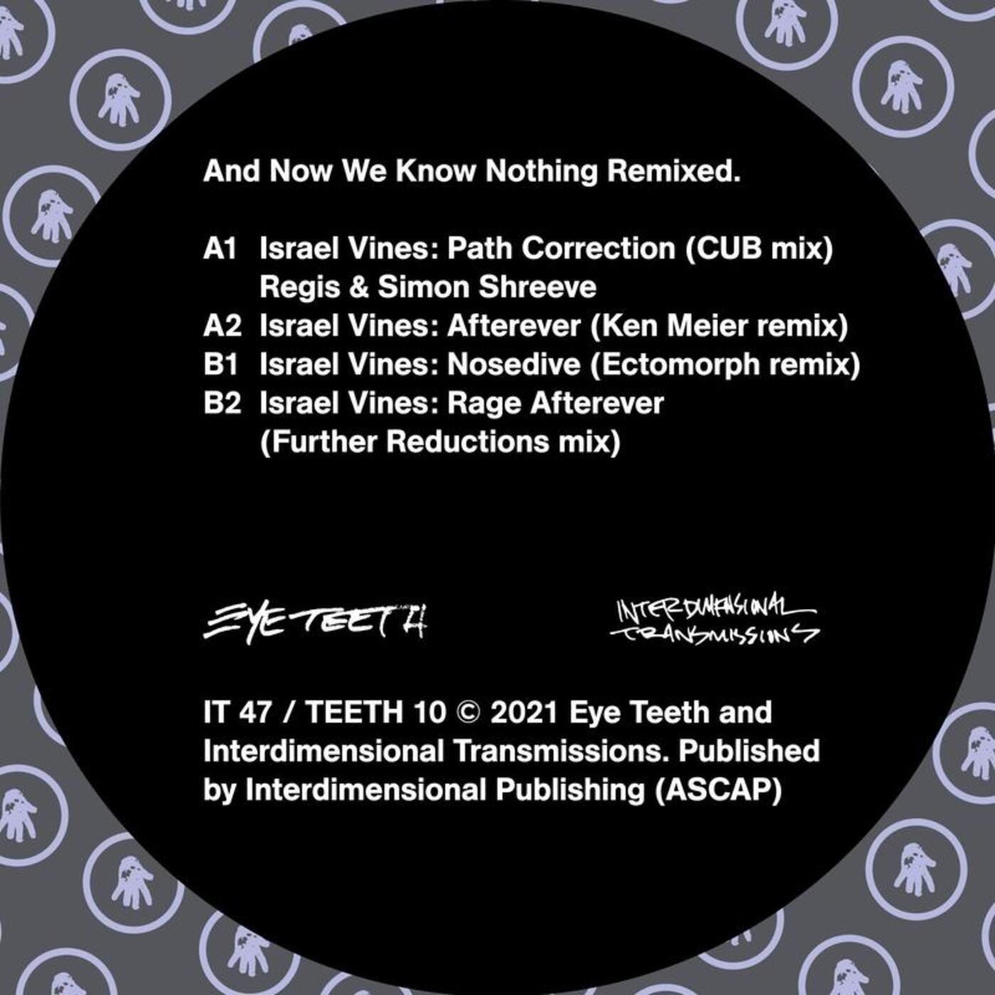 image cover: Israel Vines - And Now We Know Nothing Remixed / IT47