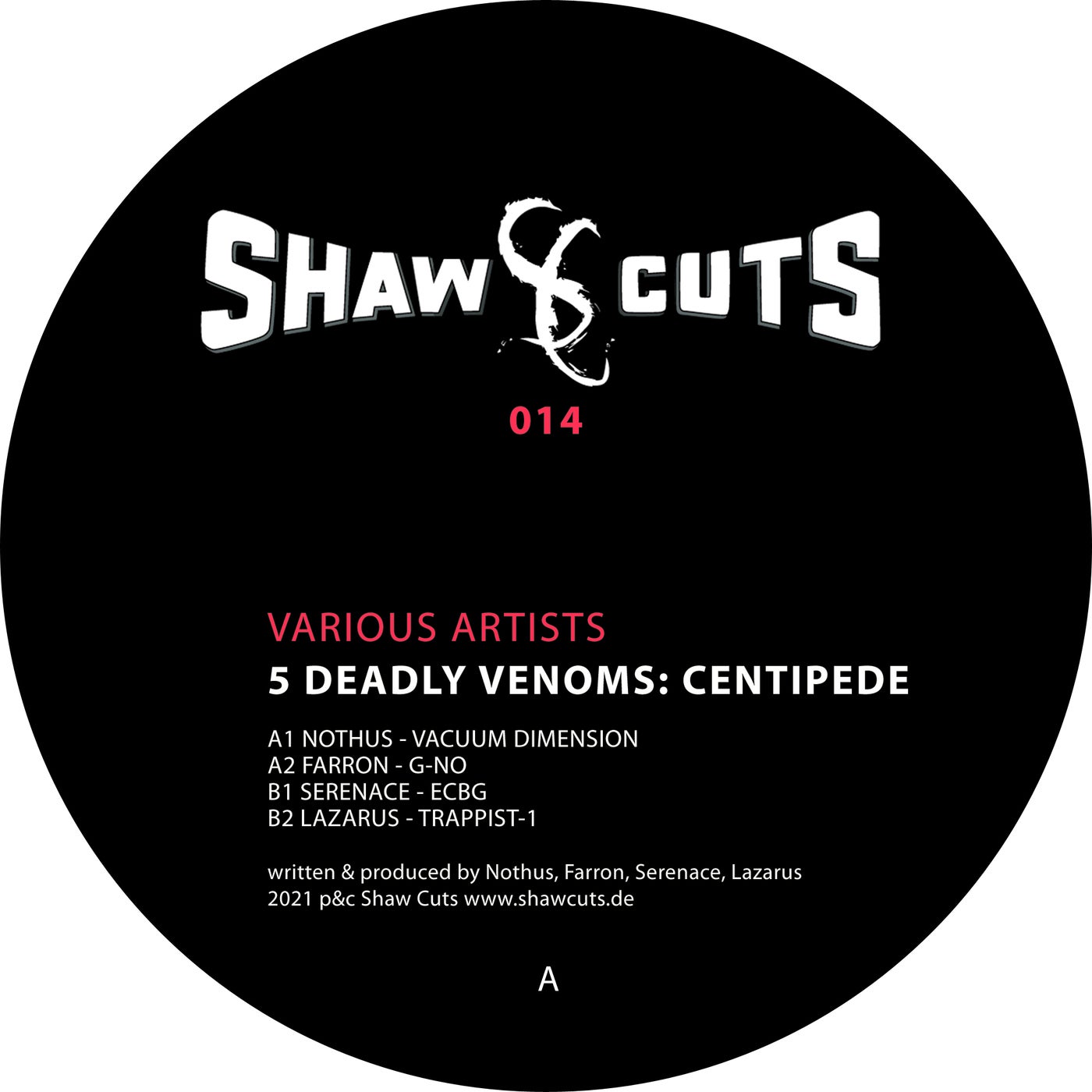 image cover: Nothus, Farron, Serenace, Lazarus - 5 Deadly Venoms: Centipede / SC014
