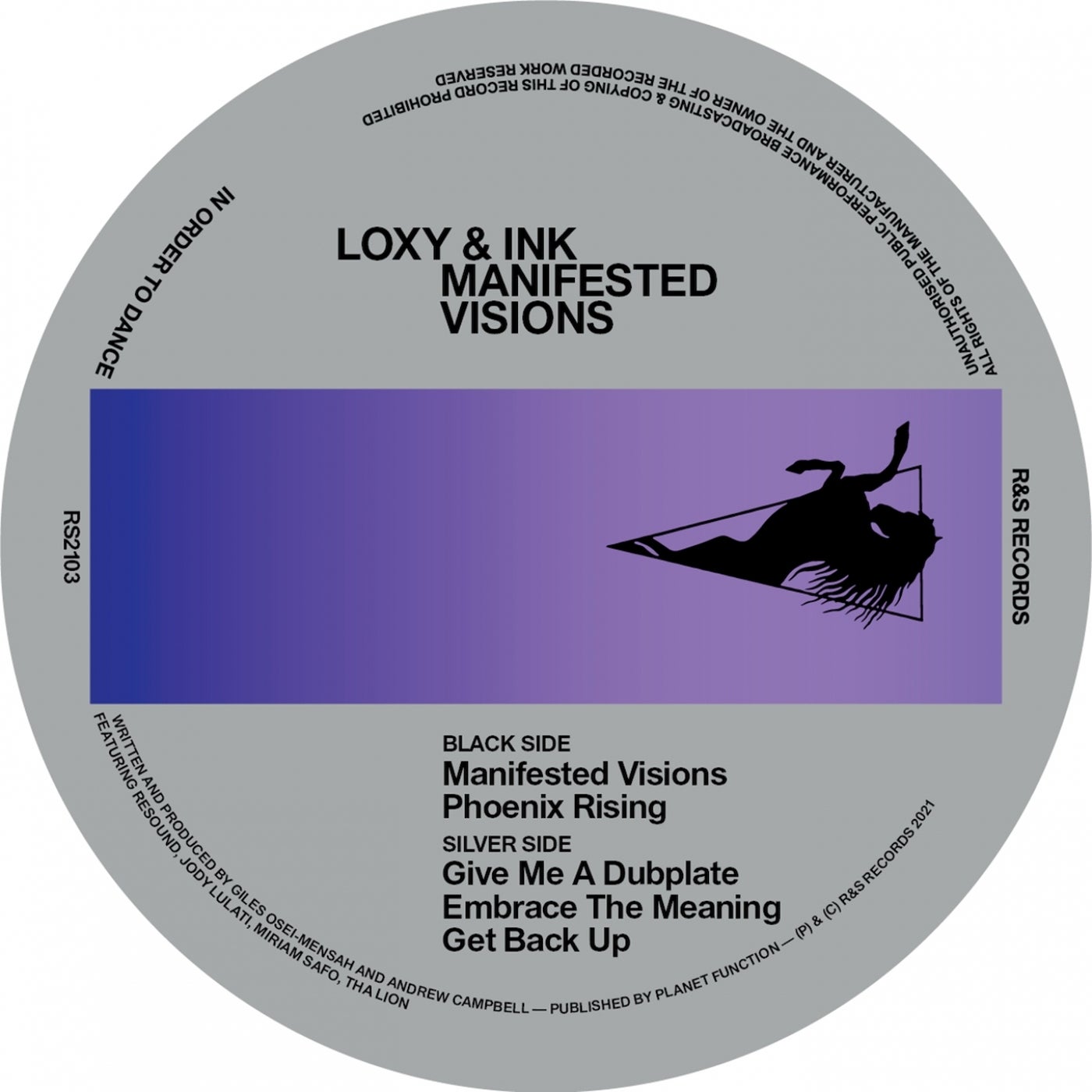 image cover: Ink, Loxy, Resound - Manifested Visions / RS2103D