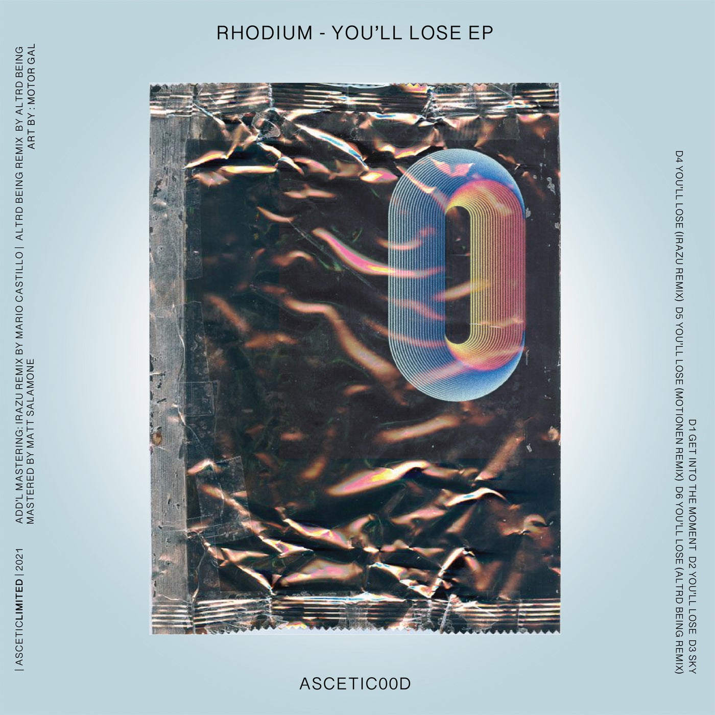 image cover: Rhodium - You'll Lose / ASCETIC00D