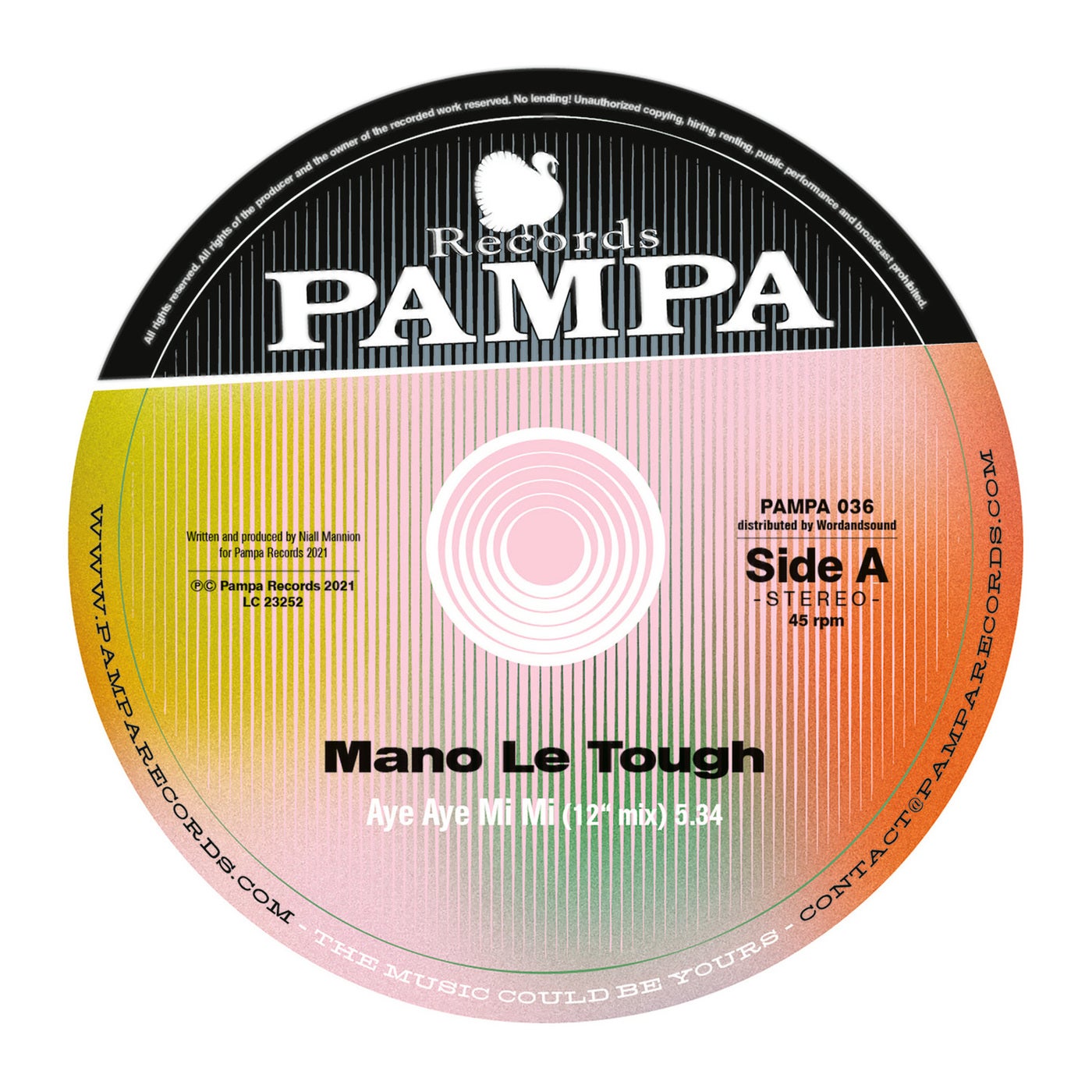 image cover: Mano Le Tough - Aye Aye Mi Mi / PAMPA036