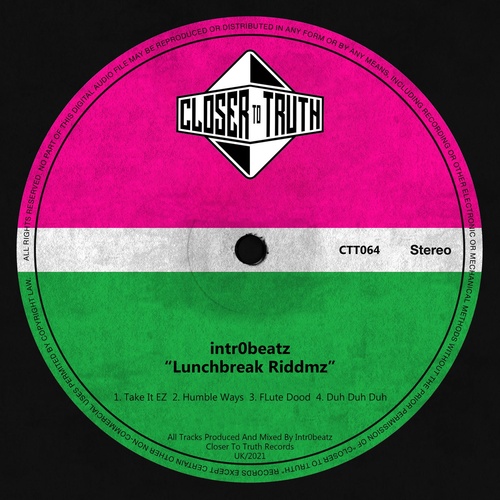 image cover: Intr0beatz - Lunchbreak Riddmz / CTT064