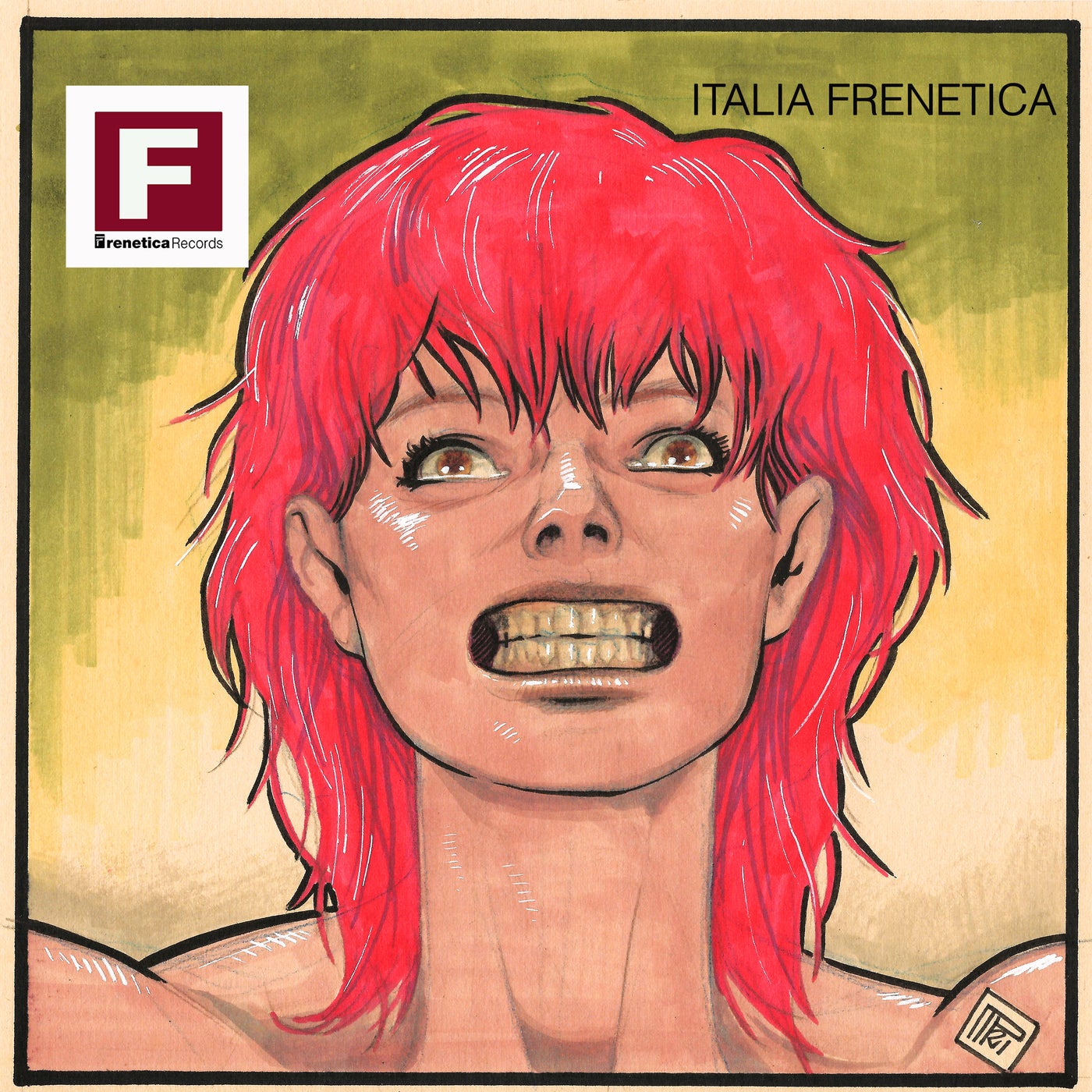 image cover: Daniele Baldelli, Marco Dionigi, Francesco Farfa, FRANCESCO ZAPPALA' - Italia Frenetica / FRE088