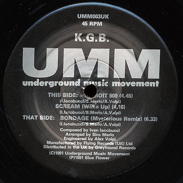 image cover: K.G.B. - Detroit 909 / UMM003UK