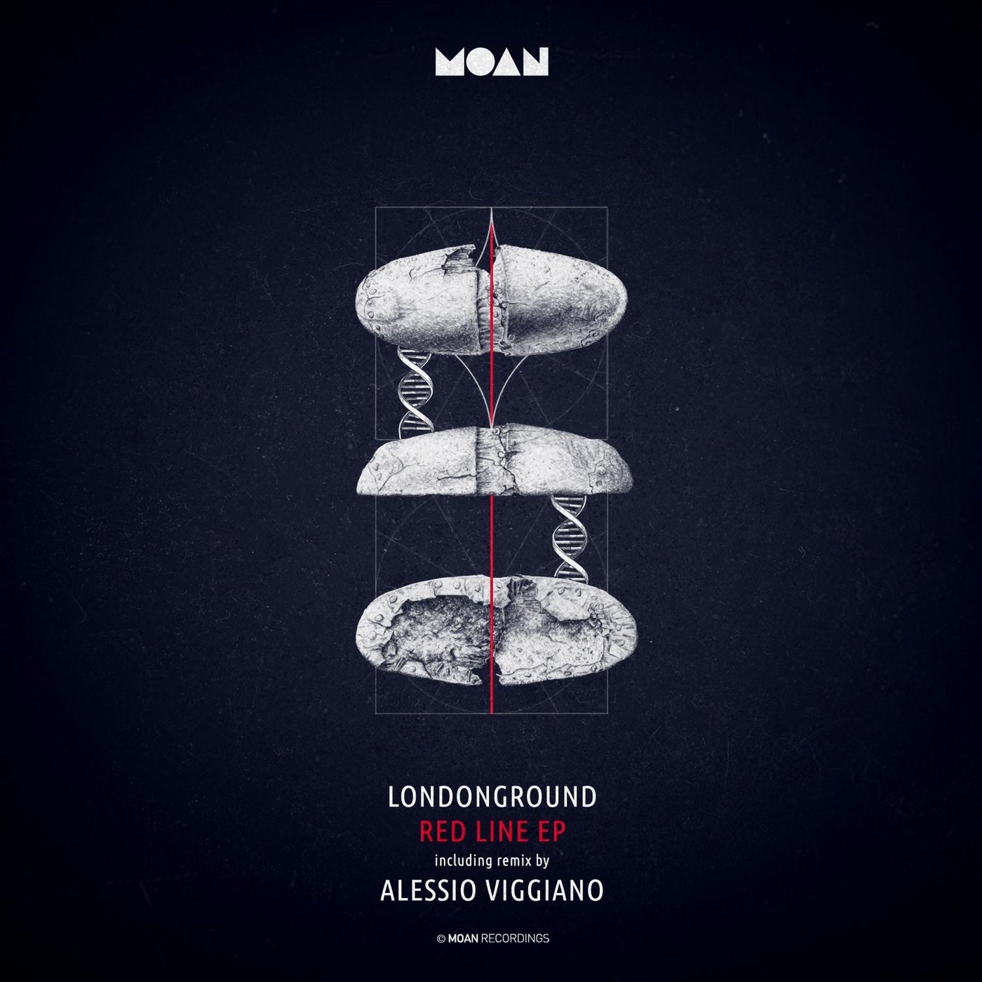 image cover: LondonGround - Red Line EP / MOAN155