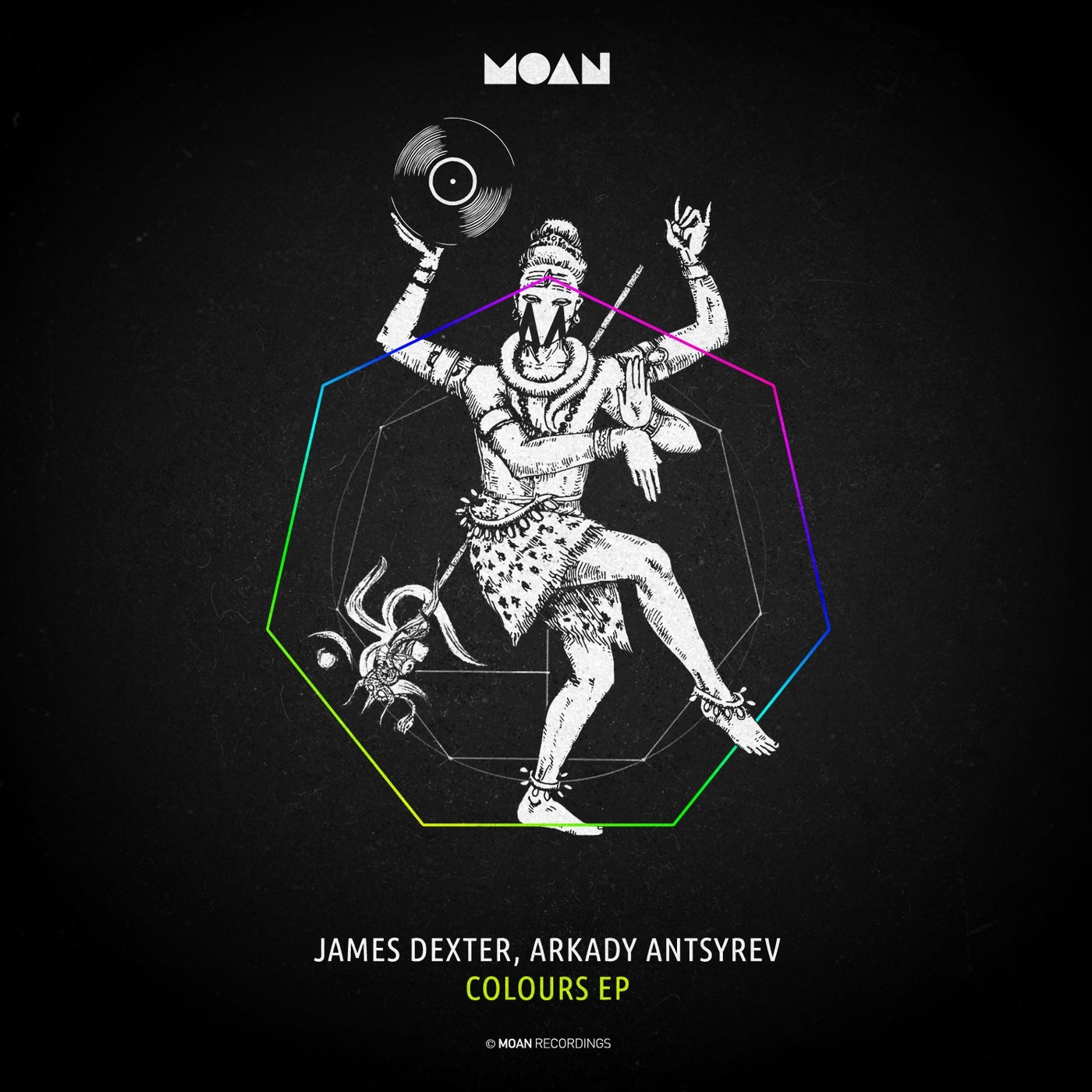 image cover: James Dexter, Arkady Antsyrev - Colours EP / MOAN154