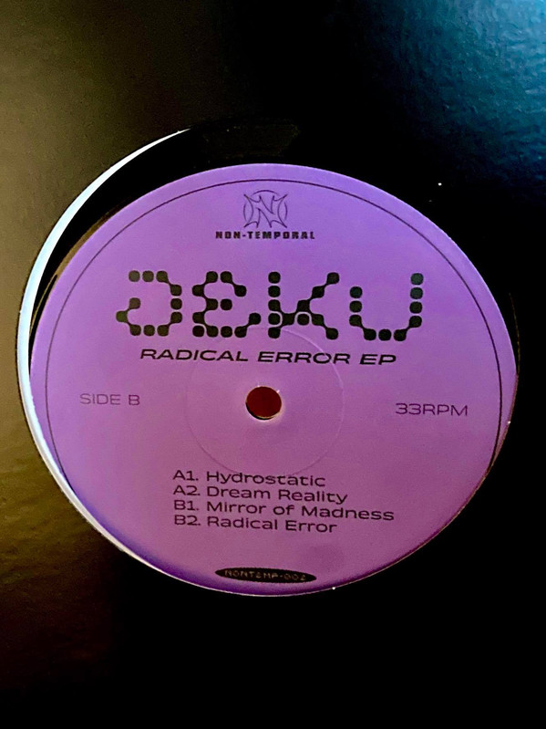 image cover: Jeku - Radical Error EP / NONTEMP-002