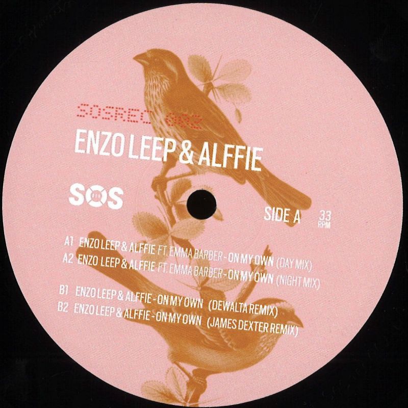 image cover: Enzo Leep & Alffie - On My Own (DeWalta, James Dexter Remix) Vinyl Only / SOSREC002