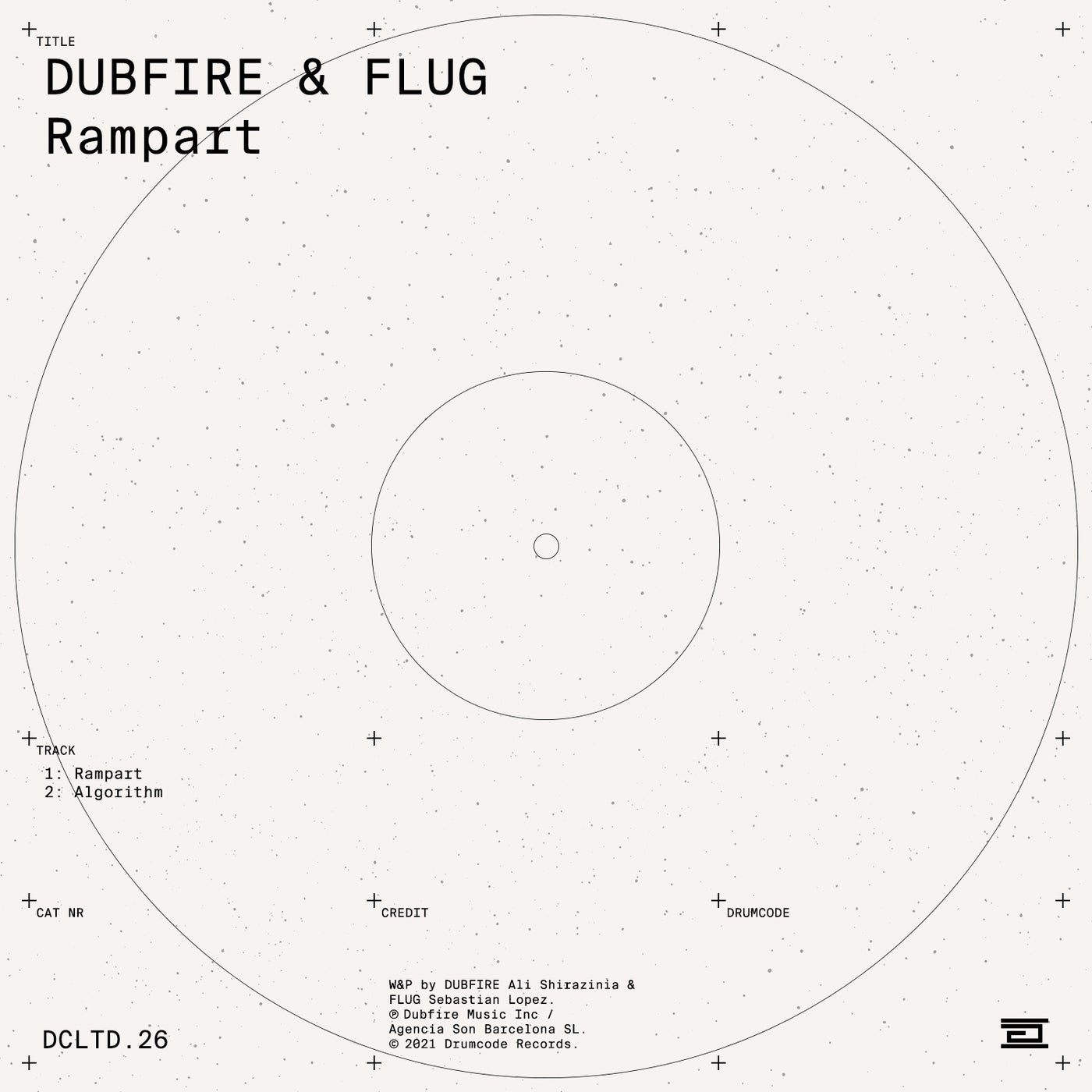 image cover: Dubfire, Flug - Rampart / DCLTD26