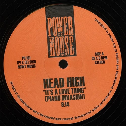 image cover: Head High - It's a Love Thing / Power House