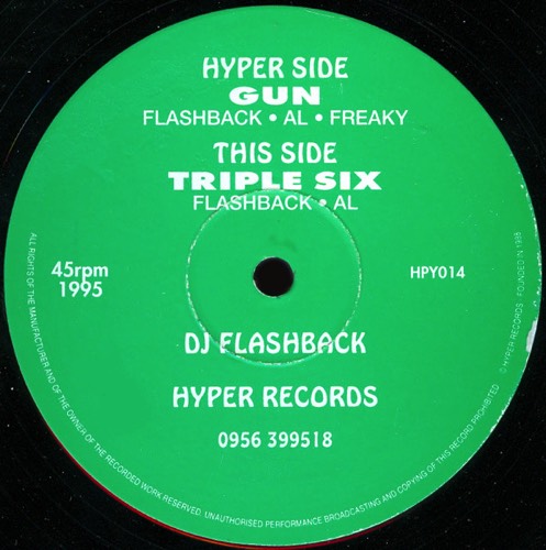 image cover: DJ Flashback - Gun / Triple Six / HPY014