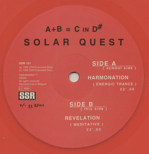 image cover: Solar Quest - A+B = C In D# / SSR 151