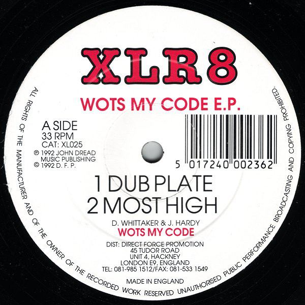 image cover: Wots My Code - Wots My Code E.P. / XL025