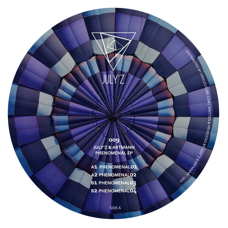 image cover: July'z, Artmann - Phenomenal EP (Vinyl Only) JLZ009