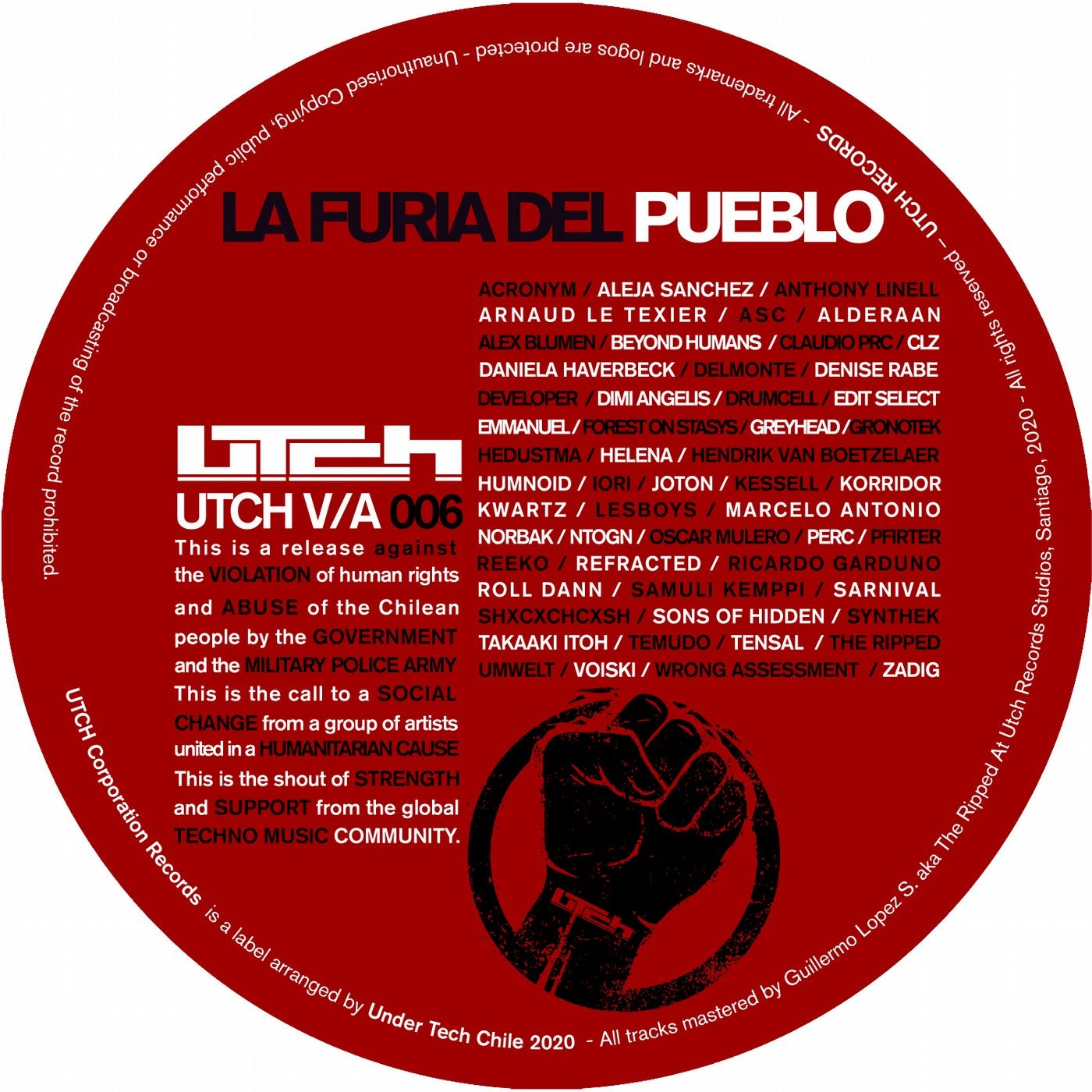 image cover: VA - "La Furia del Pueblo" / UTCHVA006