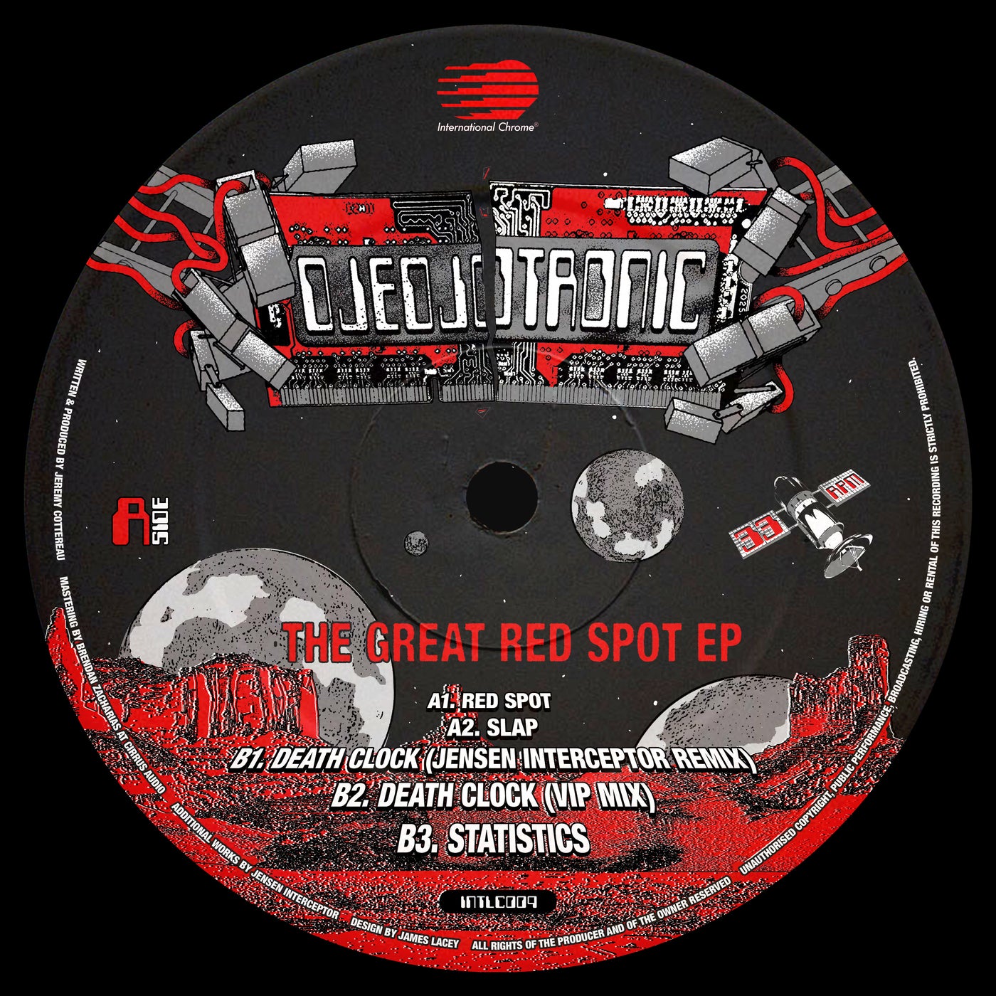 image cover: Djedjotronic - The Great Red Spot E.P. / INTLC009
