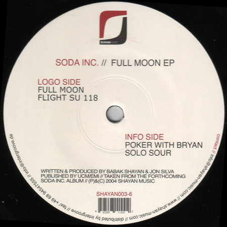 image cover: Soda Inc. - Full Moon EP / SHAYAN003-6