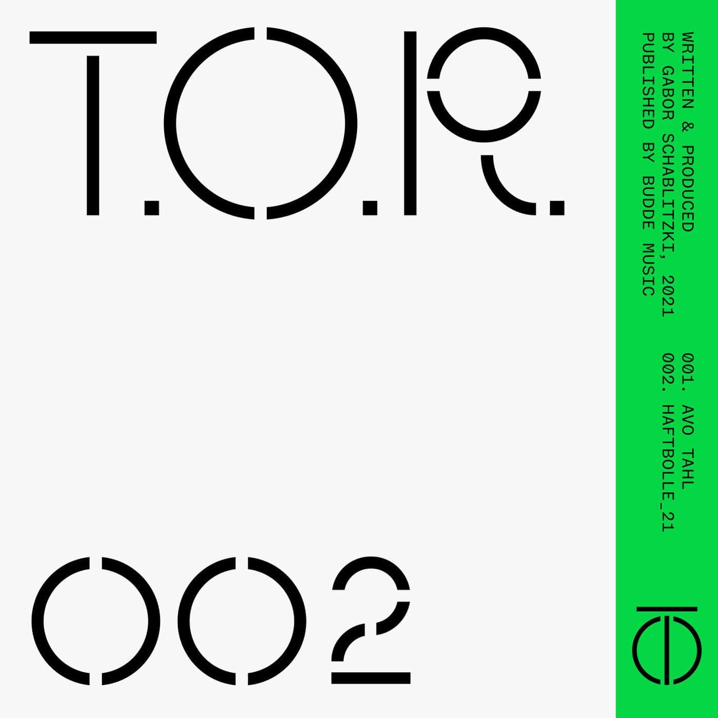 image cover: Robag Wruhme - Avo Thal EP / TOR002