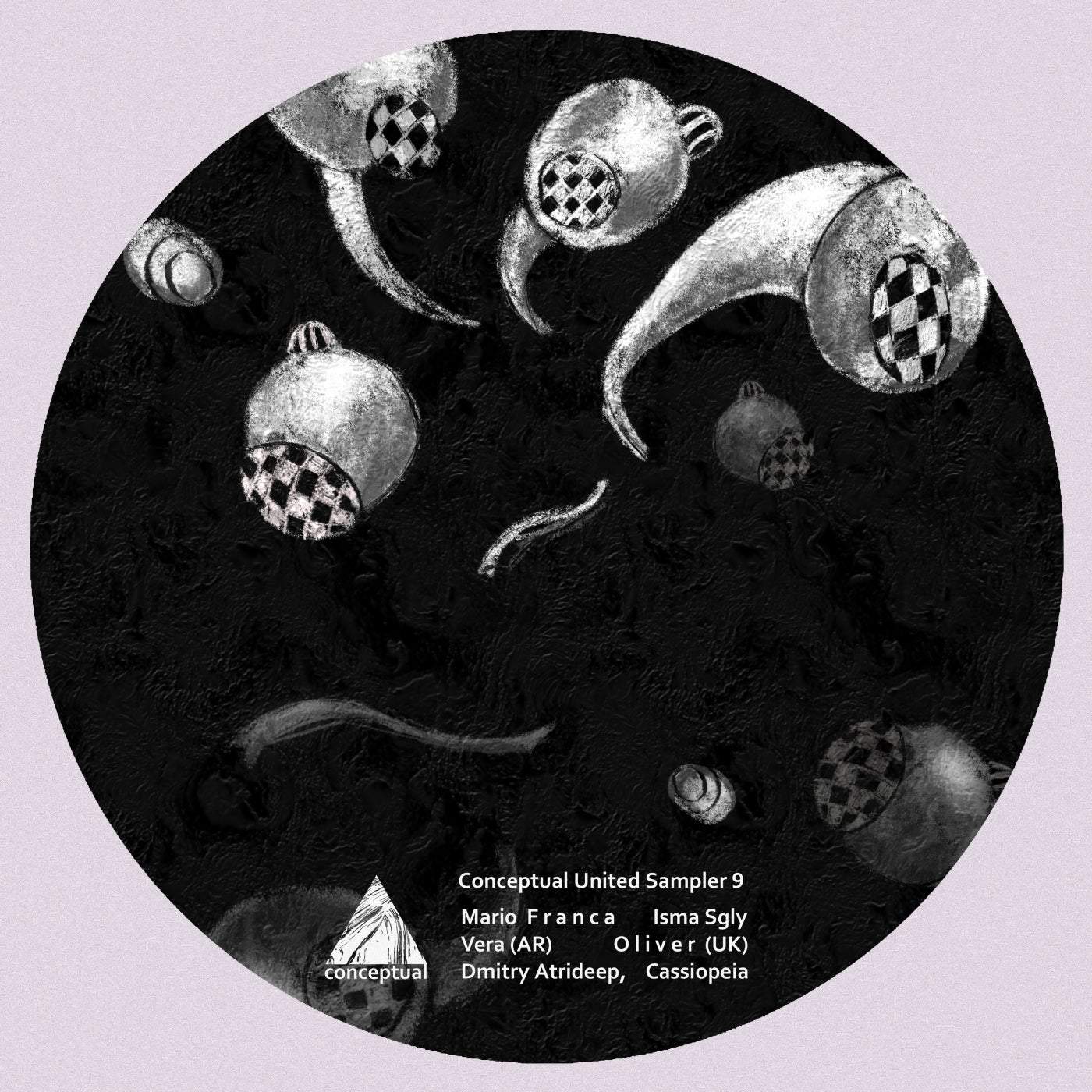 image cover: Mario Franca, Isma Sgly, Vera (AR), Oliver (UK), Dmitry Atrideep, Cassiopeia - Conceptual United Sampler 9 / CPLUNITED09