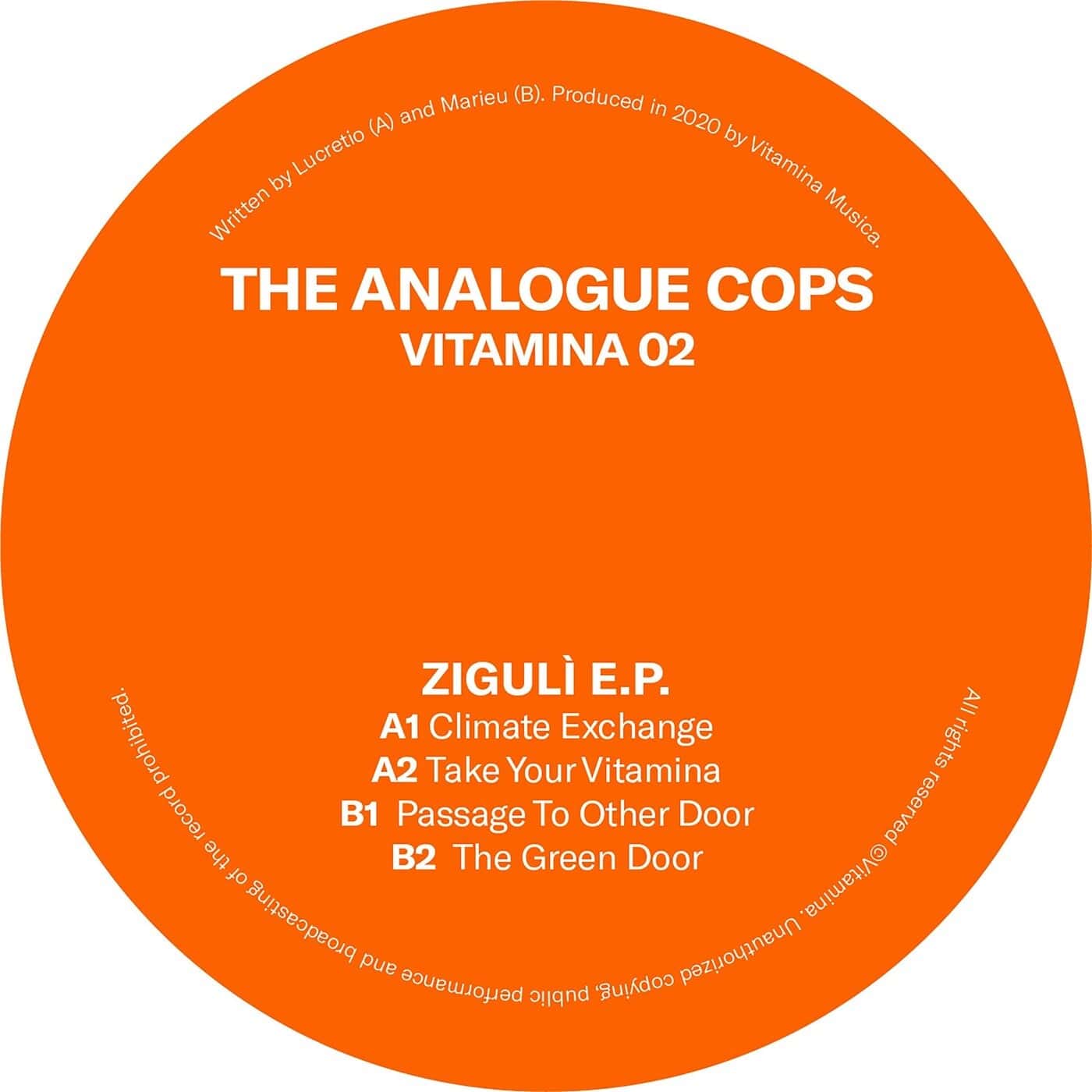 image cover: The Analogue Cops - Zigulì EP / VTM02