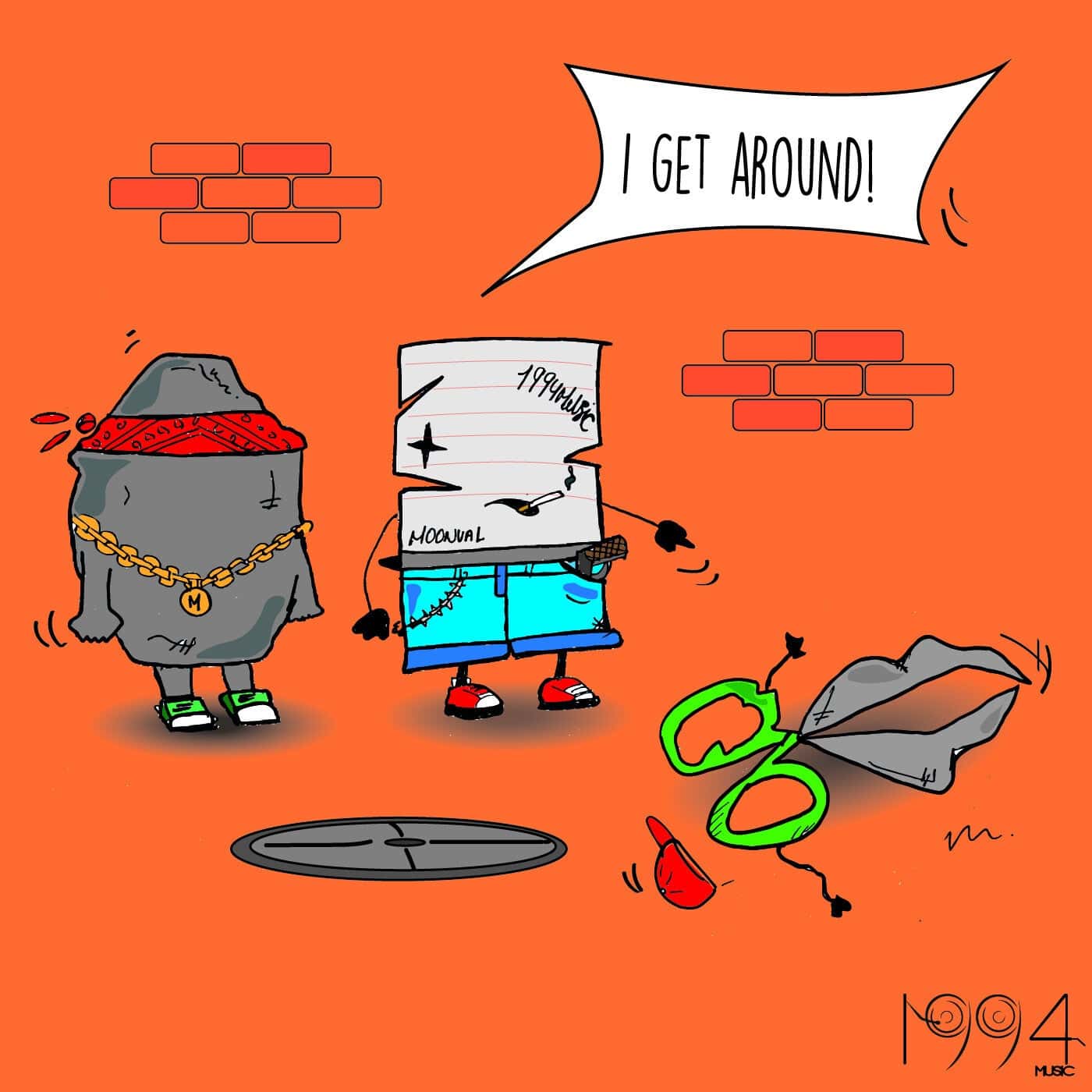 image cover: Moonval - I Get Around / 1994MUSIC0607