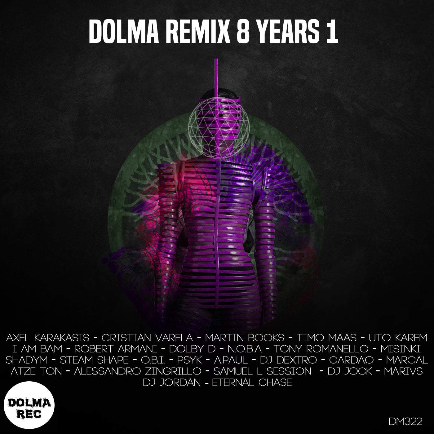 image cover: VA - DOLMA RMX 8 YEARS 1 / DM322