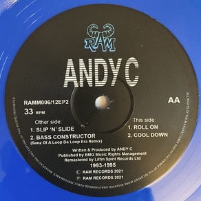 image cover: Andy C - Slip ‘N’ Slide / Roll On / RAMM006/12EP2