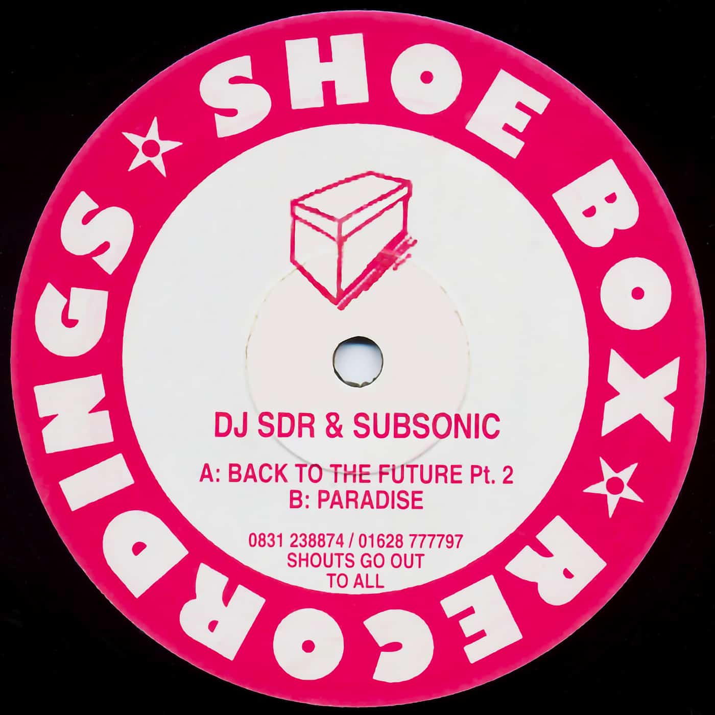 image cover: DJ SDR & Subsonic - Back To The Future Pt. 2 / Paradise / SBT004