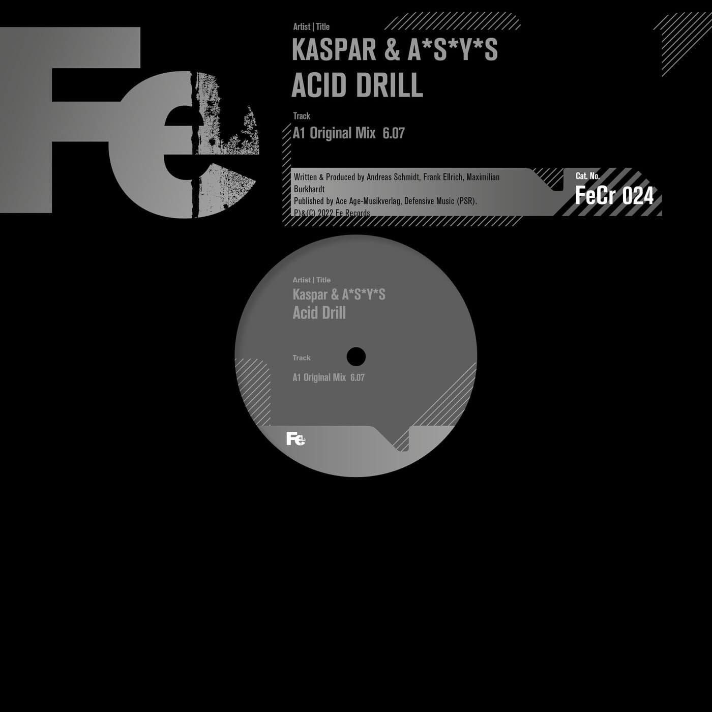 image cover: A*S*Y*S, Kaspar (DE) - Acid Drill (Original Mix) / 4056813332124