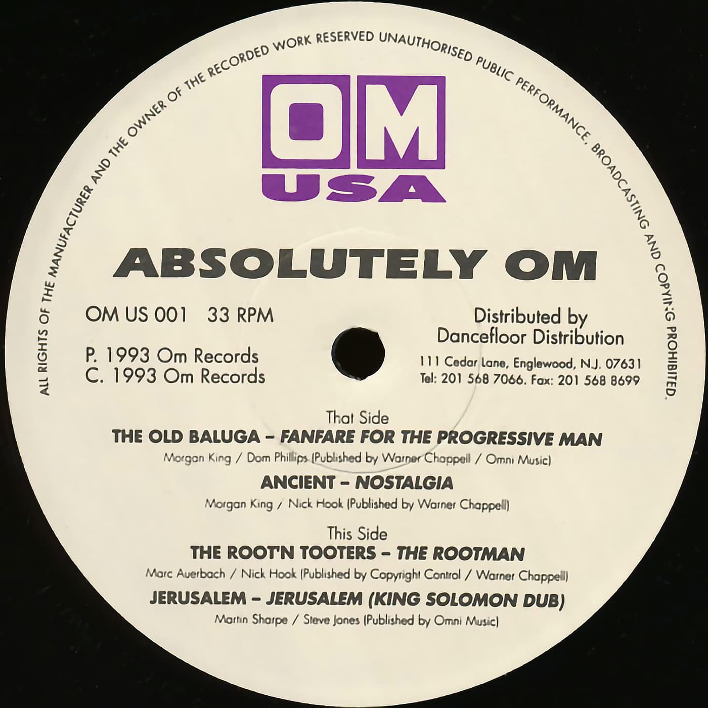 image cover: VA - Absolutely Om / OM US 001