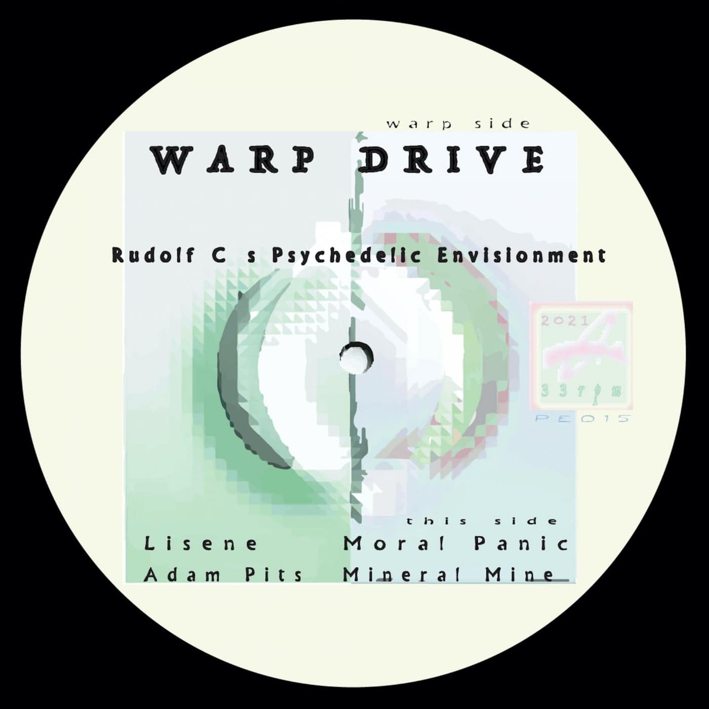 image cover: Adam Pits, Lisene, Space Cadets - Warp Drive / PE015