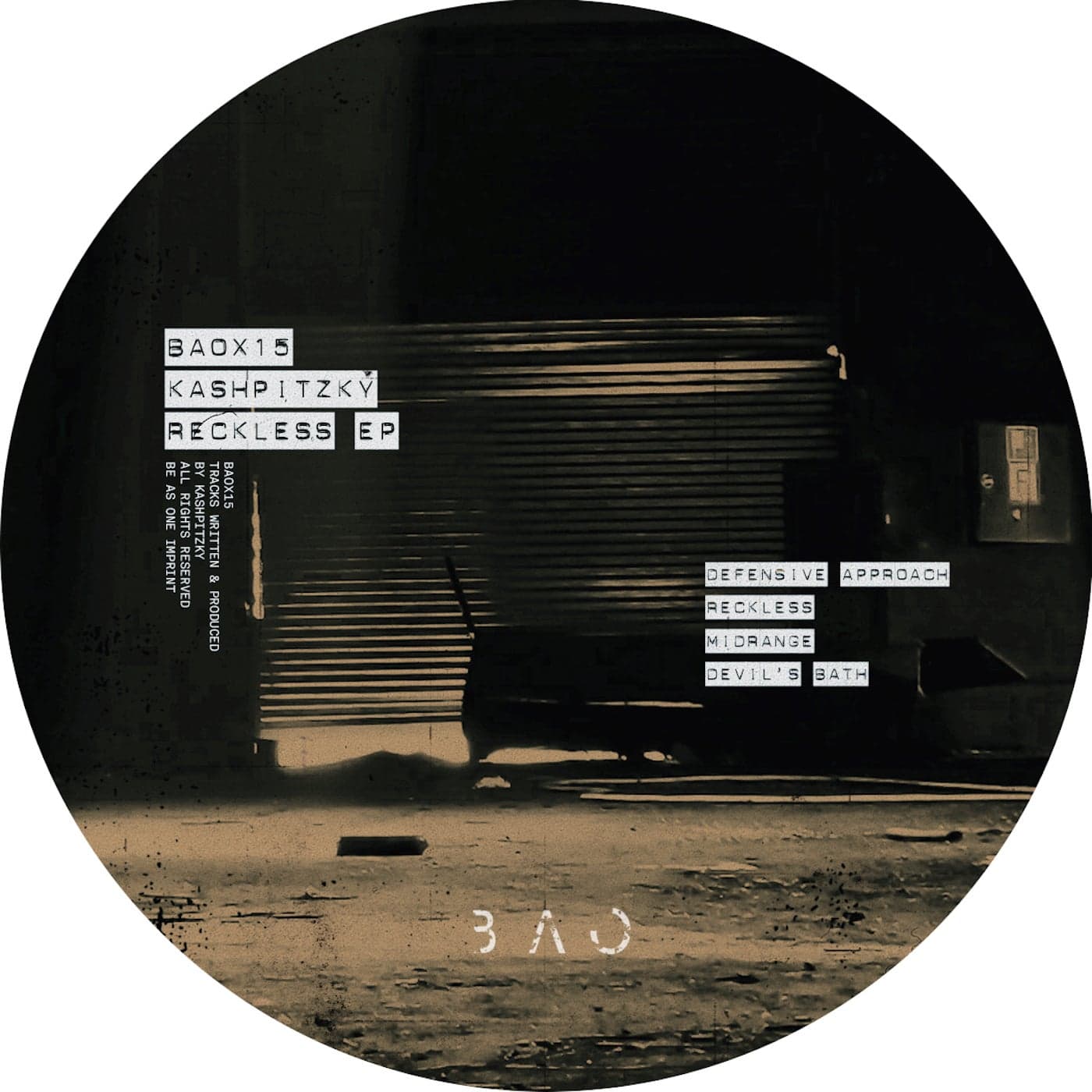 image cover: Kashpitzky - Reckless EP / BAOX15