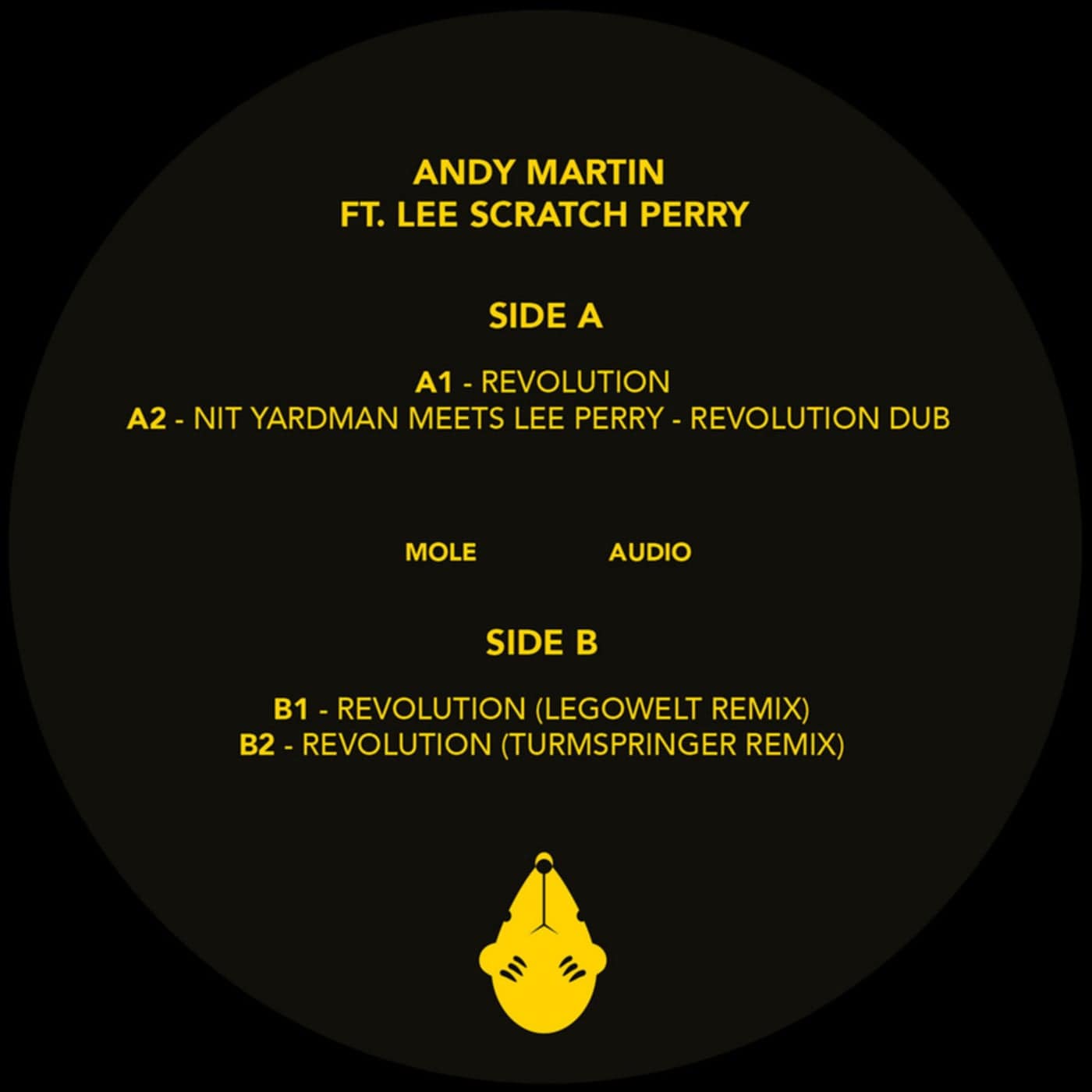 image cover: Andy Martin, Lee Scratch Perry - Revolution (+Legowelt Remix) / MA04