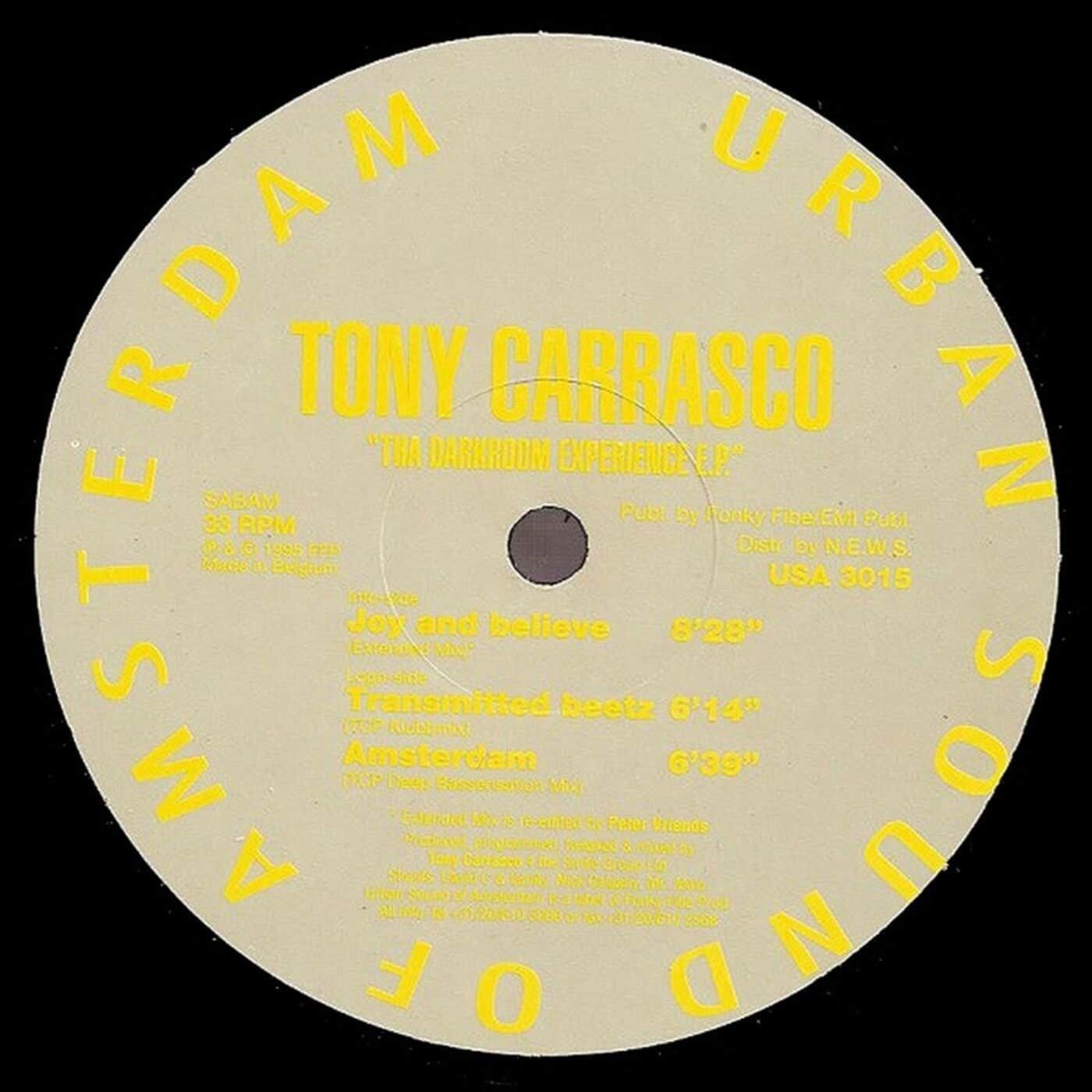 image cover: Tony Carrasco - Tha Darkroom Experience EP / USA3015