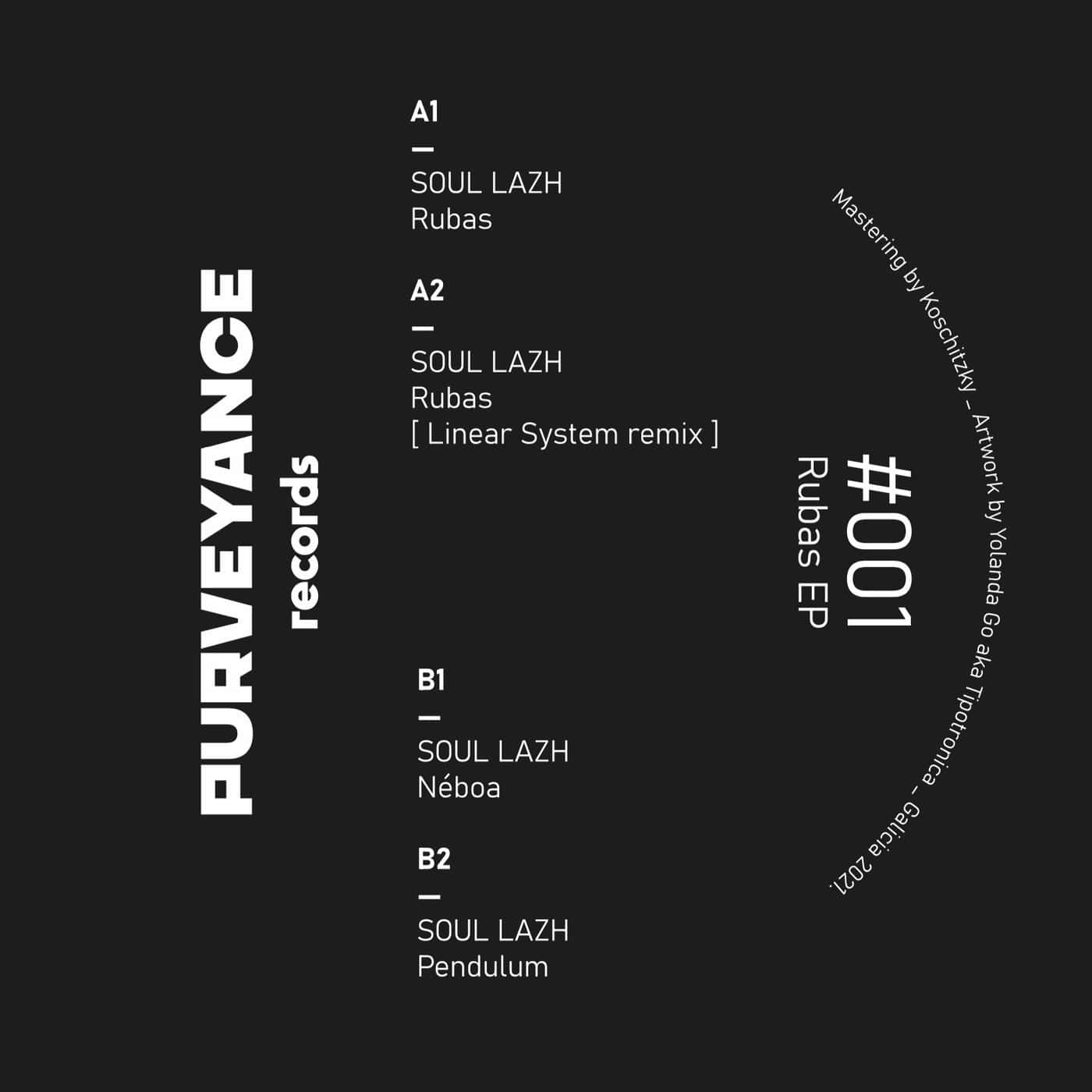 image cover: Soul Lazh - Rubas EP (+Linear System Remix) / PURVE001