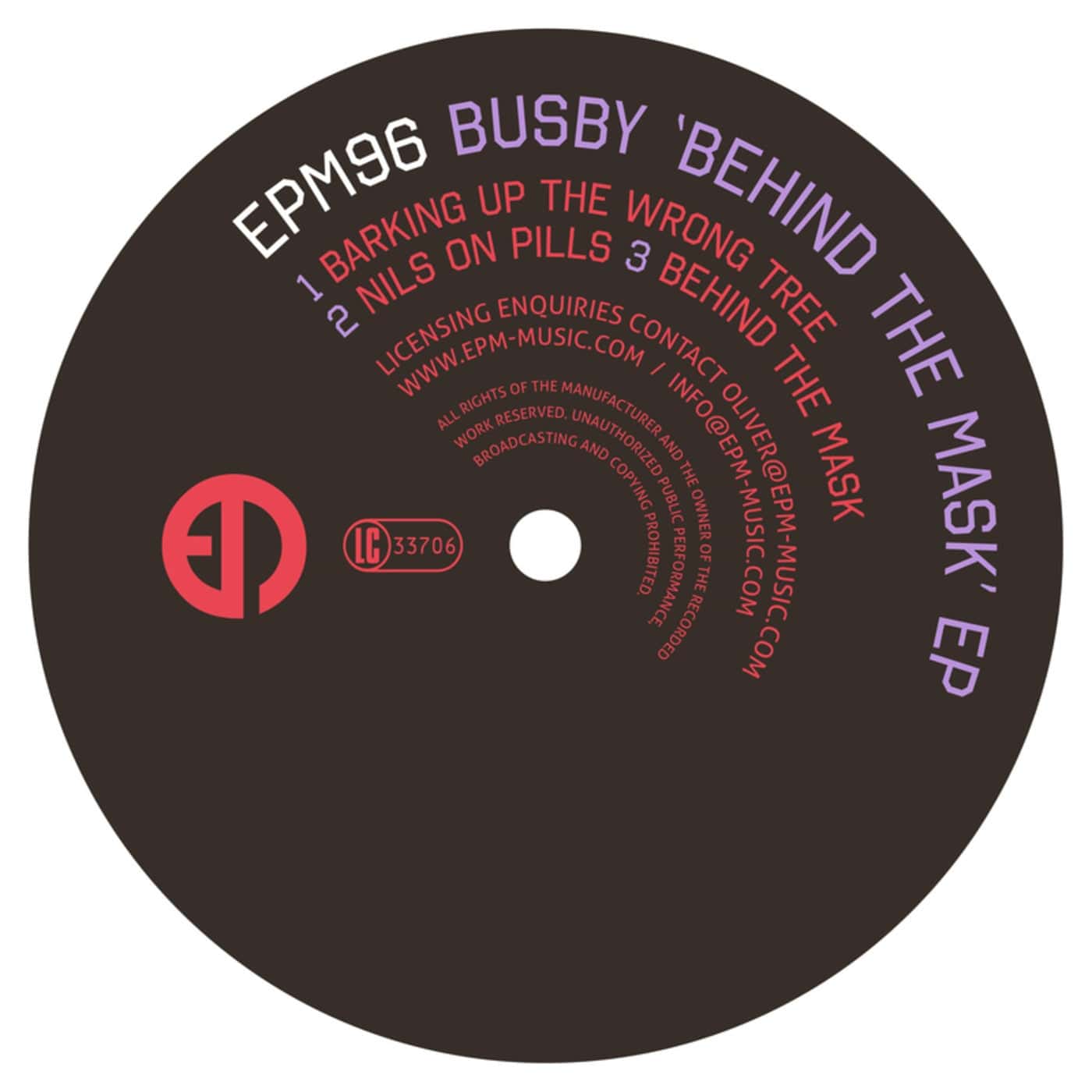image cover: Busby - Behind the Mask EP / EPM96