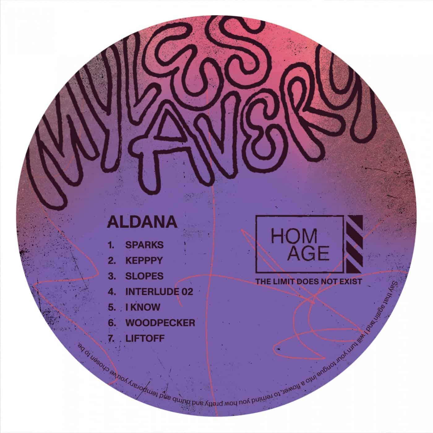 image cover: Myles Avery - Aldana / HOMAGE016