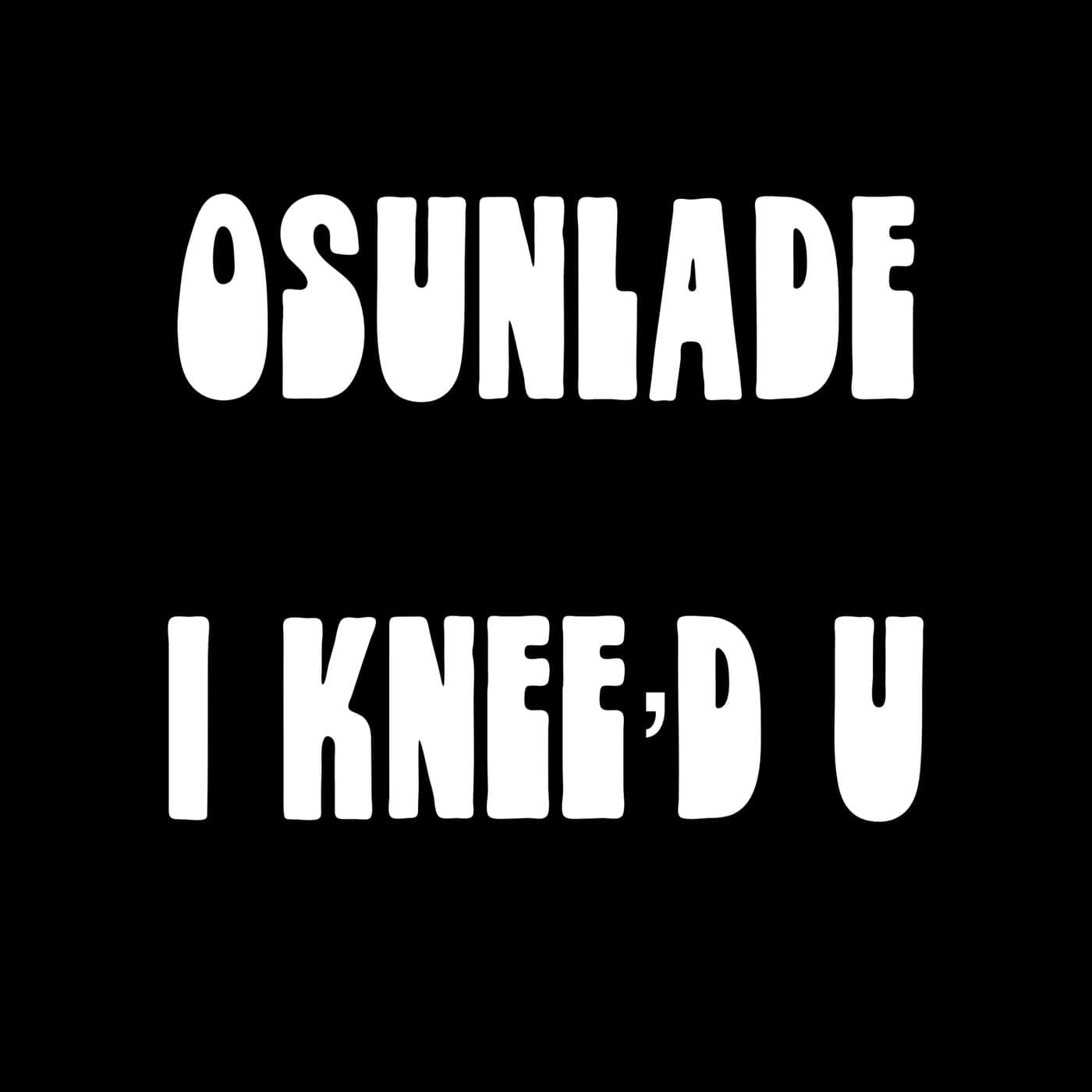 image cover: Osunlade - I Knee'd U [YSD126D] / Yoruba Records