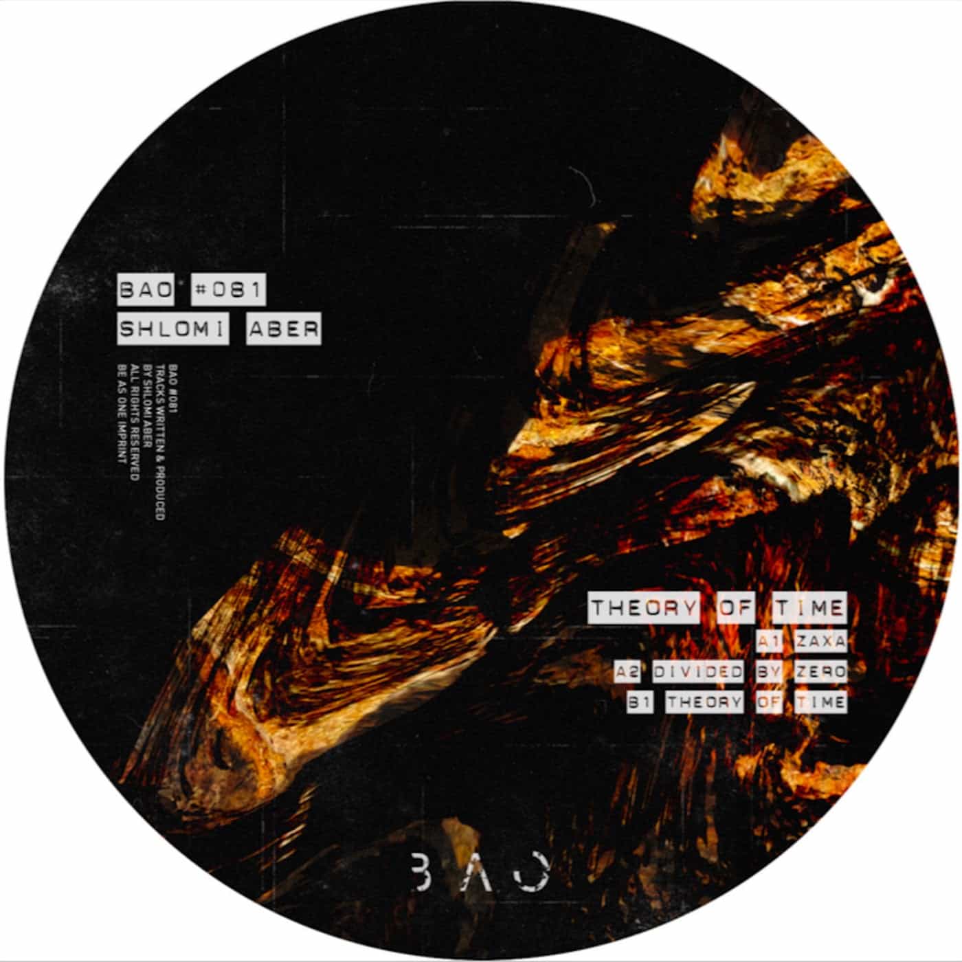 image cover: Shlomi Aber - Theory Of Time / BAO081