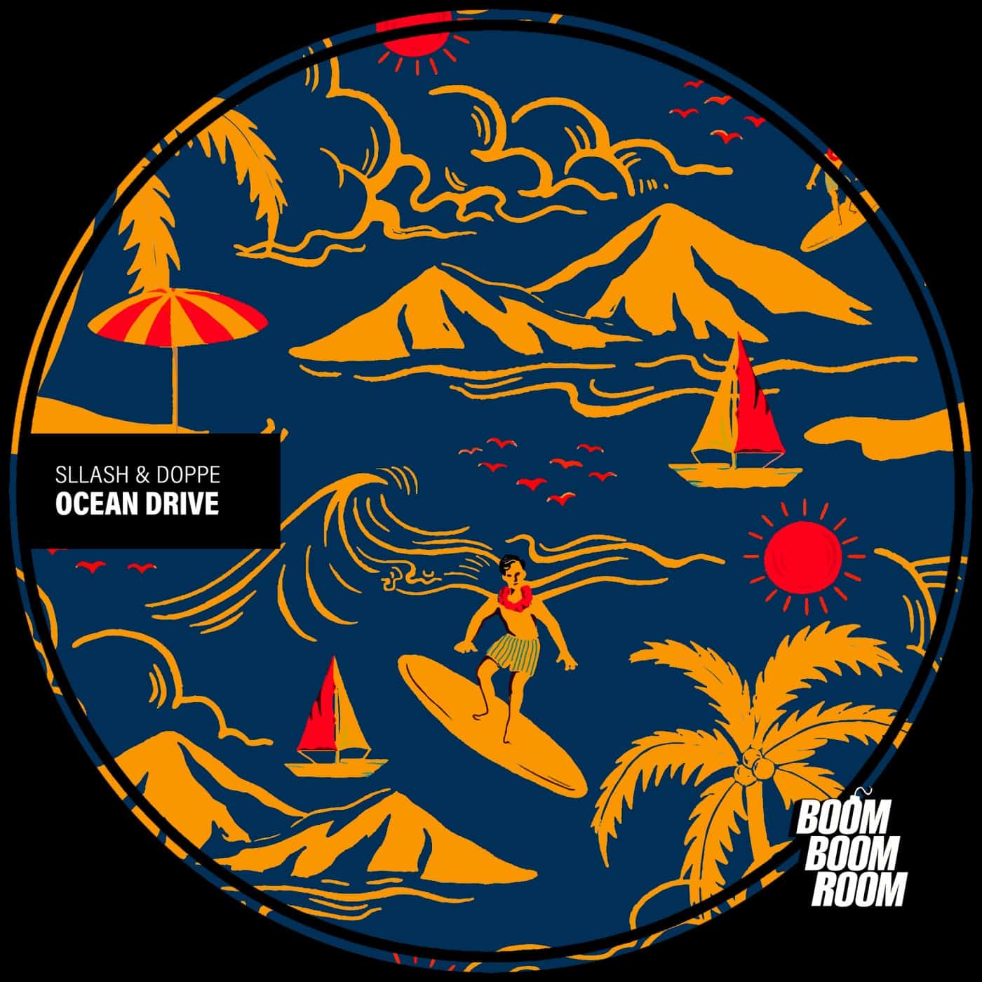 image cover: Sllash & Doppe - Ocean Drive / SND023