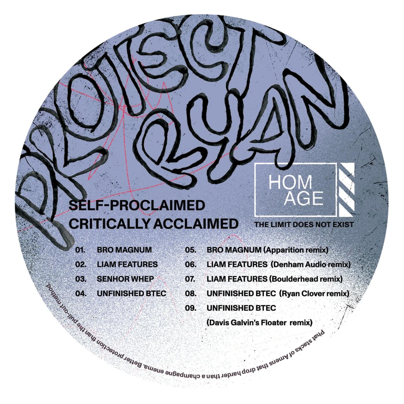 image cover: Protect Ryan - Self-proclaimed Critically Acclaimed / HOMAGE017
