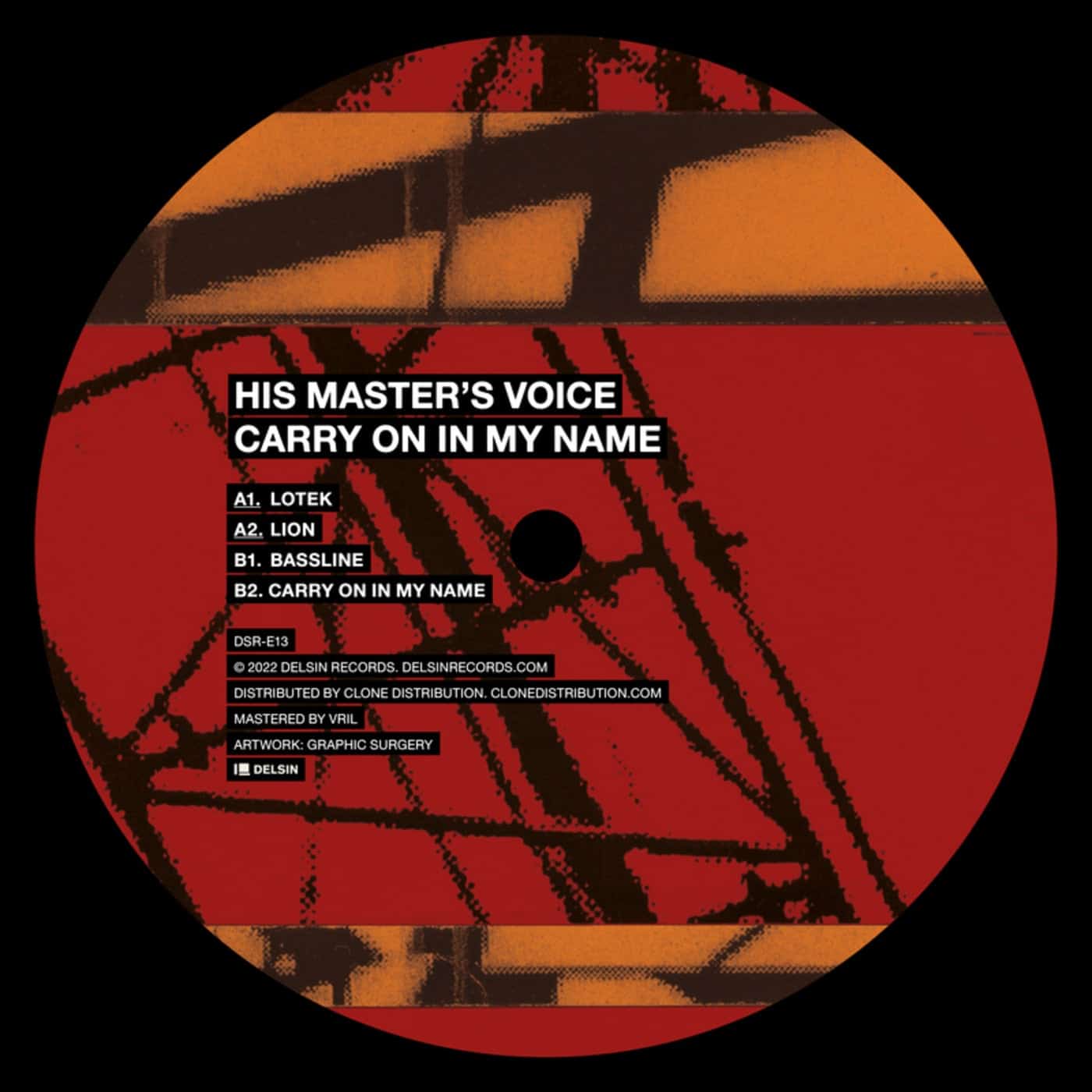 image cover: His Master's Voice - Carry On in My Name / DSRE13