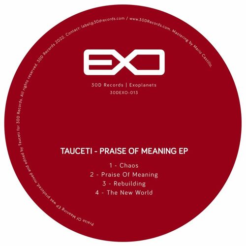 image cover: Tauceti - Praise Of Meaning EP / 30D ExoPlanets