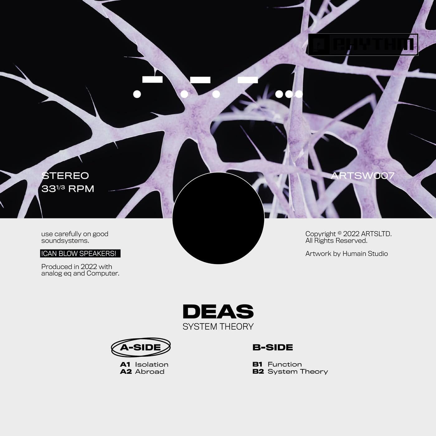 image cover: Deas - System Theory EP / ARTSW007