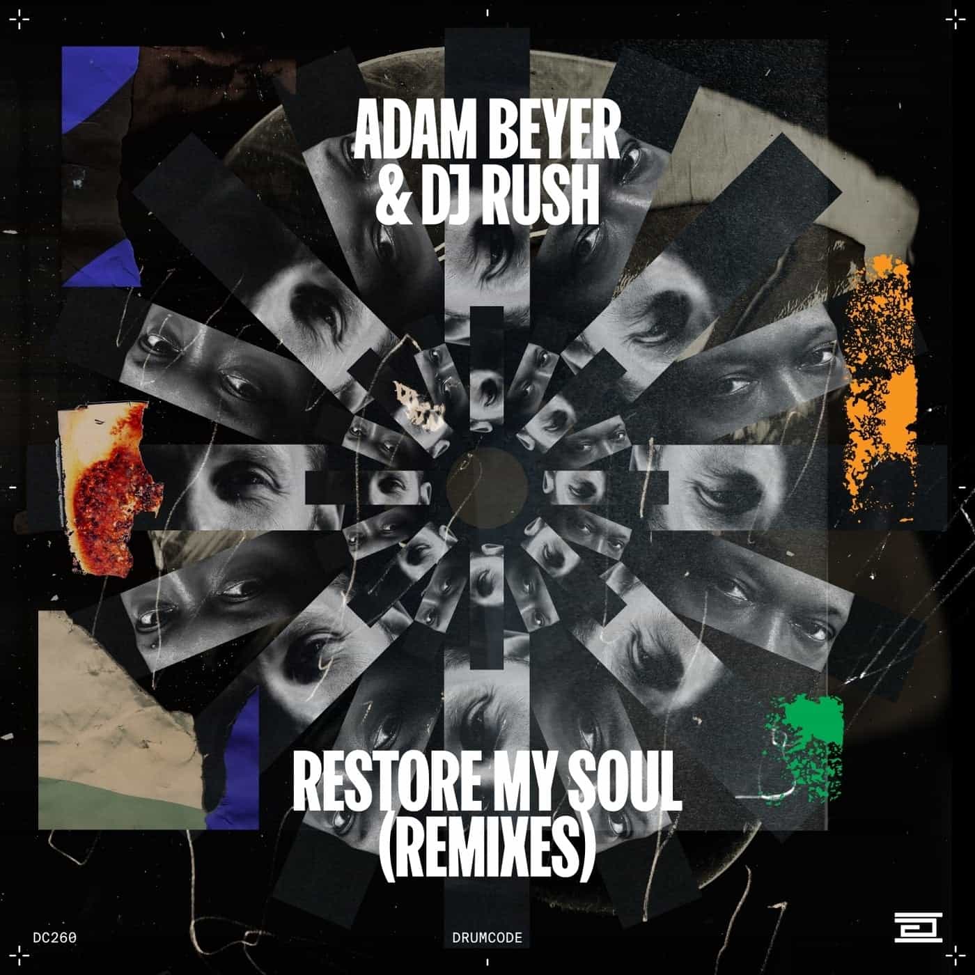 image cover: Adam Beyer, DJ Rush - Restore My Soul (Remixes) / DC260